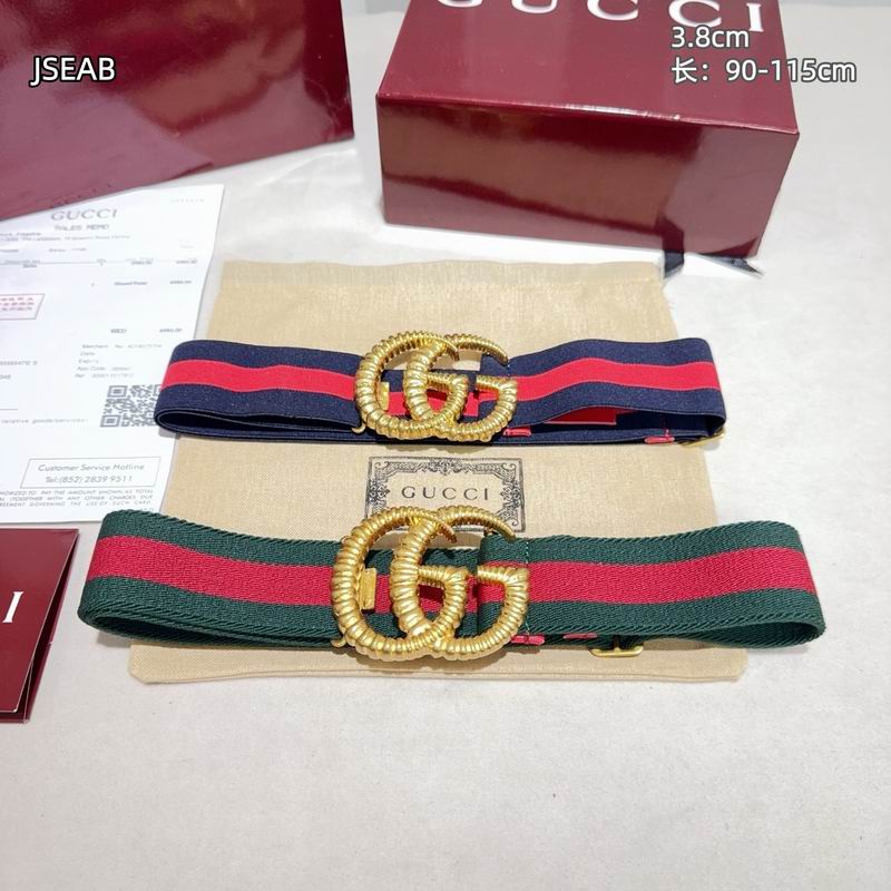 Gucci belt 松紧带38mmX90-115cm 8L10